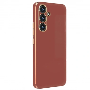 Mey İthalat®  Samsung Galaxy M34 5G Kılıf Volet Silikon - Kırmızı