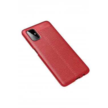 Mey İthalat®  Samsung Galaxy M51 Kılıf Auto Focus Kapak - Kırmızı