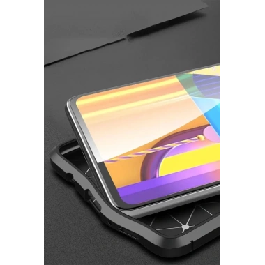 Mey İthalat®  Samsung Galaxy M51 Kılıf Auto Focus Kapak - Lacivert