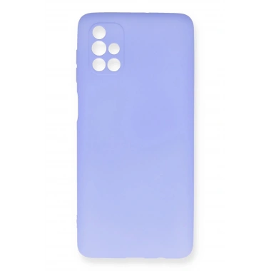Mey İthalat®  Samsung Galaxy M51 Kılıf First Silikon - Lila