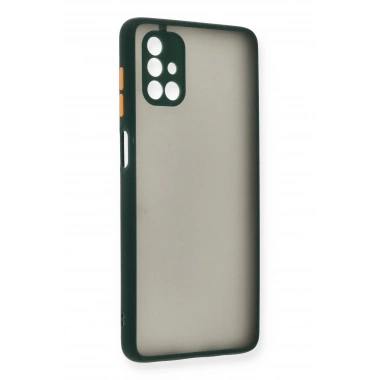 Mey İthalat®  Samsung Galaxy M51 Kılıf Montreal Silikon Kapak - Yeşil