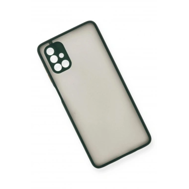 Mey İthalat®  Samsung Galaxy M51 Kılıf Montreal Silikon Kapak - Yeşil