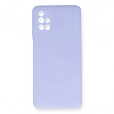 Mey İthalat®  Samsung Galaxy M51 Kılıf Nano içi Kadife Silikon - Lila