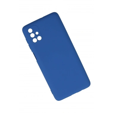 Mey İthalat®  Samsung Galaxy M51 Kılıf Nano içi Kadife Silikon - Mavi