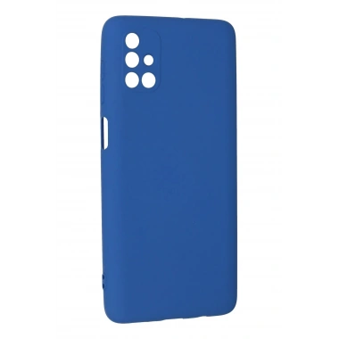 Mey İthalat®  Samsung Galaxy M51 Kılıf Nano içi Kadife Silikon - Mavi