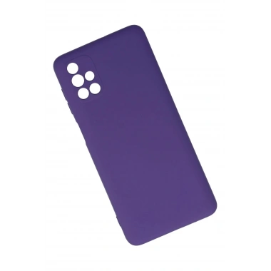 Mey İthalat®  Samsung Galaxy M51 Kılıf Nano içi Kadife Silikon - Mor