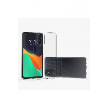 Mey İthalat®  Samsung Galaxy M52 5G Kılıf Lüx Şeffaf Silikon