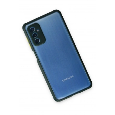 Mey İthalat® Samsung Galaxy M52 5G Kılıf Miami Şeffaf Silikon - Koyu Yeşil