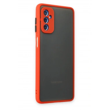 Mey İthalat®  Samsung Galaxy M52 5G Kılıf Montreal Silikon Kapak - Kırmızı