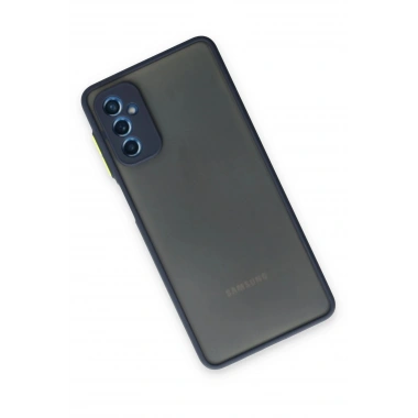 Mey İthalat®  Samsung Galaxy M52 5G Kılıf Montreal Silikon Kapak - Lacivert