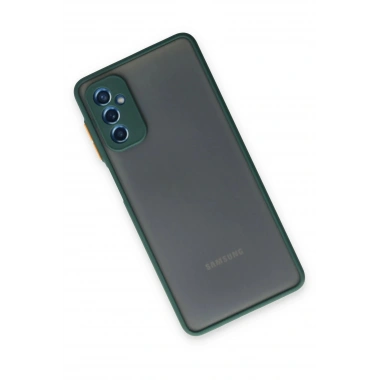 Mey İthalat®  Samsung Galaxy M52 5G Kılıf Montreal Silikon Kapak - Yeşil