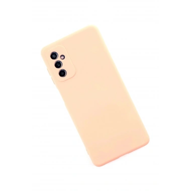 Mey İthalat®  Samsung Galaxy M52 5G Kılıf Nano içi Kadife Silikon - Pudra