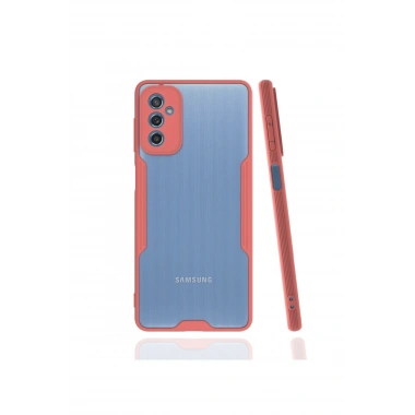 Mey İthalat®  Samsung Galaxy M52 5G Kılıf Platin Silikon - Pembe