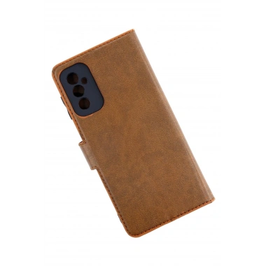 Mey İthalat®  Samsung Galaxy M52 5G Kılıf Trend S Plus Kapaklı Kılıf - Taba