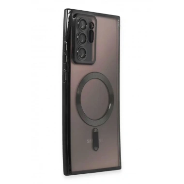 Mey İthalat®  Samsung Galaxy Note 20 Ultra Kılıf Kross Magneticsafe Kapak - Siyah