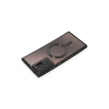 Mey İthalat®  Samsung Galaxy Note 20 Ultra Kılıf Kross Magneticsafe Kapak - Siyah
