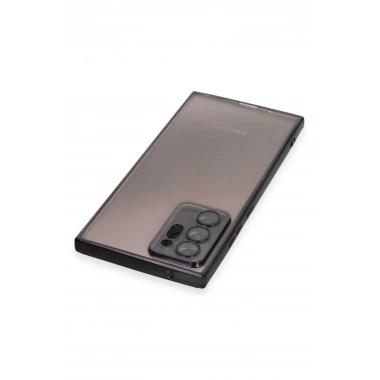 Mey İthalat®  Samsung Galaxy Note 20 Ultra Kılıf  Lensli Silikon - Siyah