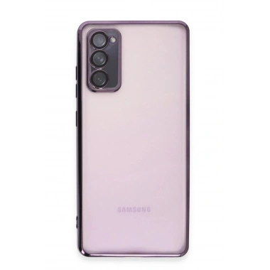 Mey İthalat®  Samsung Galaxy S20 FE Kılıf  Lensli Silikon - Mor