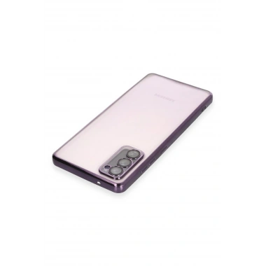 Mey İthalat®  Samsung Galaxy S20 FE Kılıf  Lensli Silikon - Mor