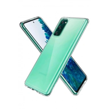 Mey İthalat®  Samsung Galaxy S20 FE Kılıf Lüx Şeffaf Silikon