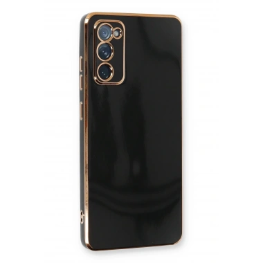 Mey İthalat®  Samsung Galaxy S20 FE Kılıf Volet Silikon - Siyah