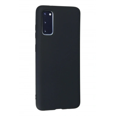 Mey İthalat®  Samsung Galaxy S20 Kılıf Nano içi Kadife Silikon - Lacivert