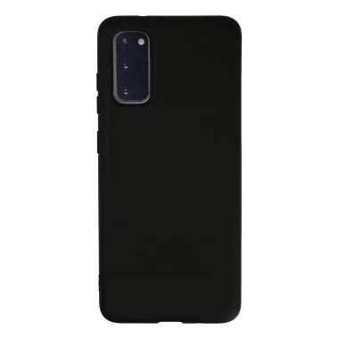 Mey İthalat®  Samsung Galaxy S20 Kılıf Nano içi Kadife Silikon - Siyah