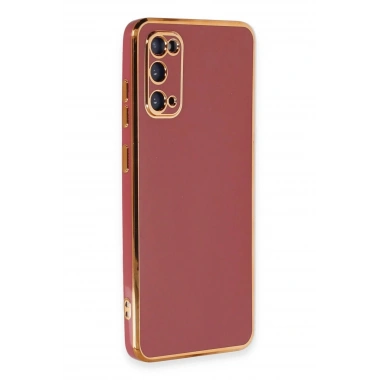 Mey İthalat®  Samsung Galaxy S20 Kılıf Volet Silikon - Kırmızı
