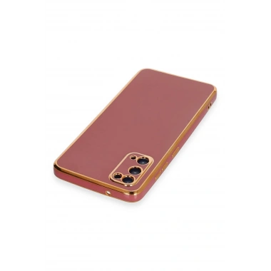 Mey İthalat®  Samsung Galaxy S20 Kılıf Volet Silikon - Kırmızı