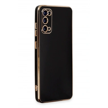 Mey İthalat®  Samsung Galaxy S20 Kılıf Volet Silikon - Siyah