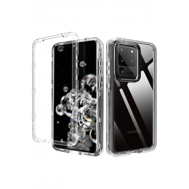 Mey İthalat®  Samsung Galaxy S20 Plus Kılıf Lüx Şeffaf Silikon