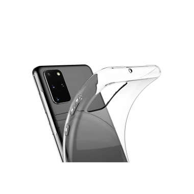 Mey İthalat®  Samsung Galaxy S20 Plus Kılıf Lüx Şeffaf Silikon