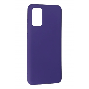 Mey İthalat®  Samsung Galaxy S20 Plus Kılıf Nano içi Kadife Silikon - Mor