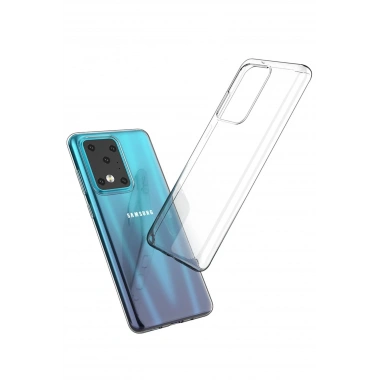 Mey İthalat®  Samsung Galaxy S20 Ultra Kılıf Lüx Şeffaf Silikon