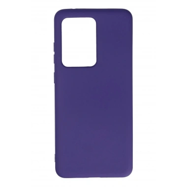 Mey İthalat®  Samsung Galaxy S20 Ultra Kılıf Nano içi Kadife Silikon - Mor