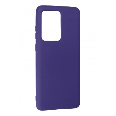Mey İthalat®  Samsung Galaxy S20 Ultra Kılıf Nano içi Kadife Silikon - Mor