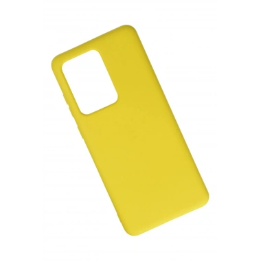 Mey İthalat®  Samsung Galaxy S20 Ultra Kılıf Nano içi Kadife Silikon - Sarı
