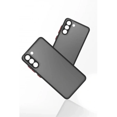 Mey İthalat®  Samsung Galaxy S21 FE Kılıf Montreal Silikon Kapak - Siyah