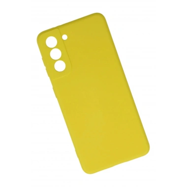 Mey İthalat®  Samsung Galaxy S21 Kılıf Nano içi Kadife Silikon - Sarı