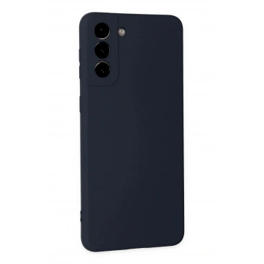 Mey İthalat®  Samsung Galaxy S21 Plus Kılıf Nano içi Kadife Silikon - Lacivert
