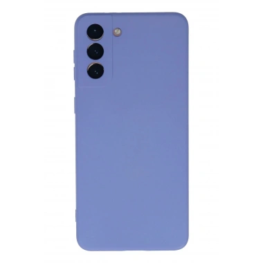 Mey İthalat®  Samsung Galaxy S21 Plus Kılıf Nano içi Kadife Silikon - Lila