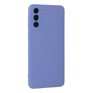 Mey İthalat®  Samsung Galaxy S21 Plus Kılıf Nano içi Kadife Silikon - Lila