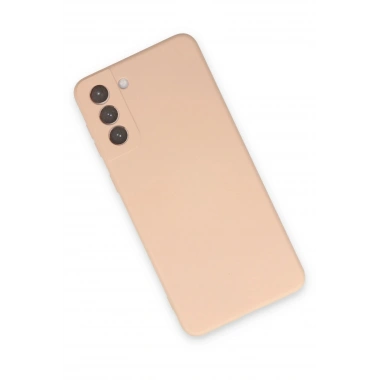 Mey İthalat®  Samsung Galaxy S21 Plus Kılıf Nano içi Kadife Silikon - Pudra