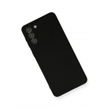 Mey İthalat®  Samsung Galaxy S21 Plus Kılıf Nano içi Kadife Silikon - Siyah