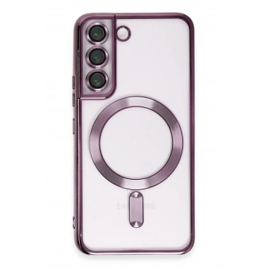 Mey İthalat®  Samsung Galaxy S22 Kılıf Kross Magneticsafe Kapak - Mor