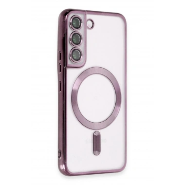 Mey İthalat®  Samsung Galaxy S22 Kılıf Kross Magneticsafe Kapak - Mor