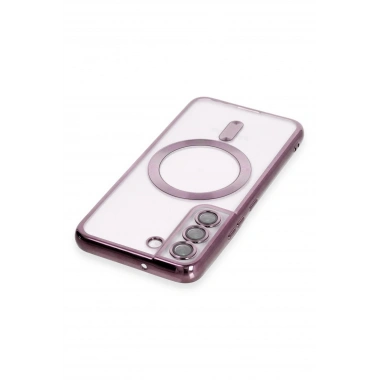 Mey İthalat®  Samsung Galaxy S22 Kılıf Kross Magneticsafe Kapak - Mor