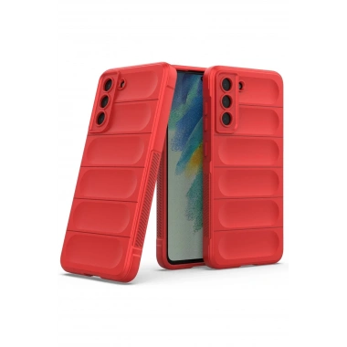 Mey İthalat®  Samsung Galaxy S22 Plus Kılıf Optimum Silikon - Kırmızı