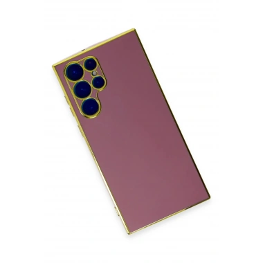 Mey İthalat®  Samsung Galaxy S22 Ultra Kılıf Volet Silikon - Kırmızı