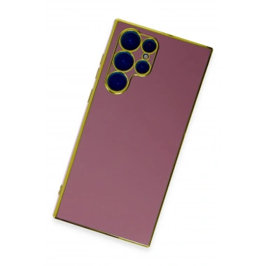 Mey İthalat®  Samsung Galaxy S22 Ultra Kılıf Volet Silikon - Kırmızı